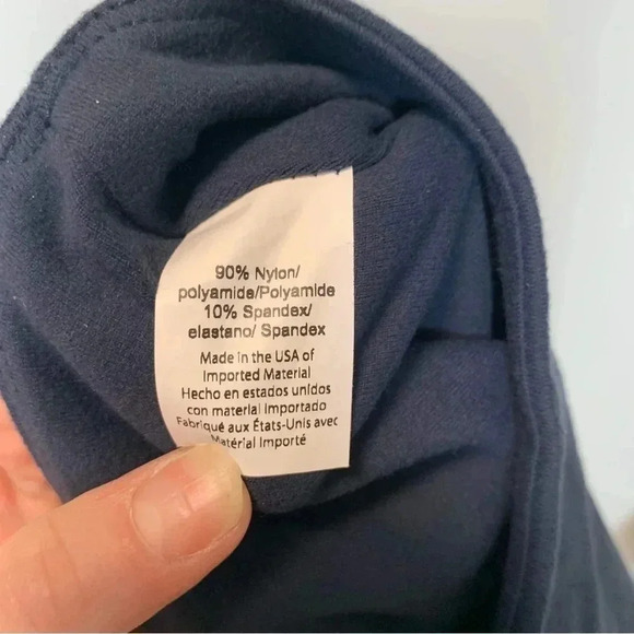 Beyond Yoga  full length high rise navy leggings - Picture 5 of 5